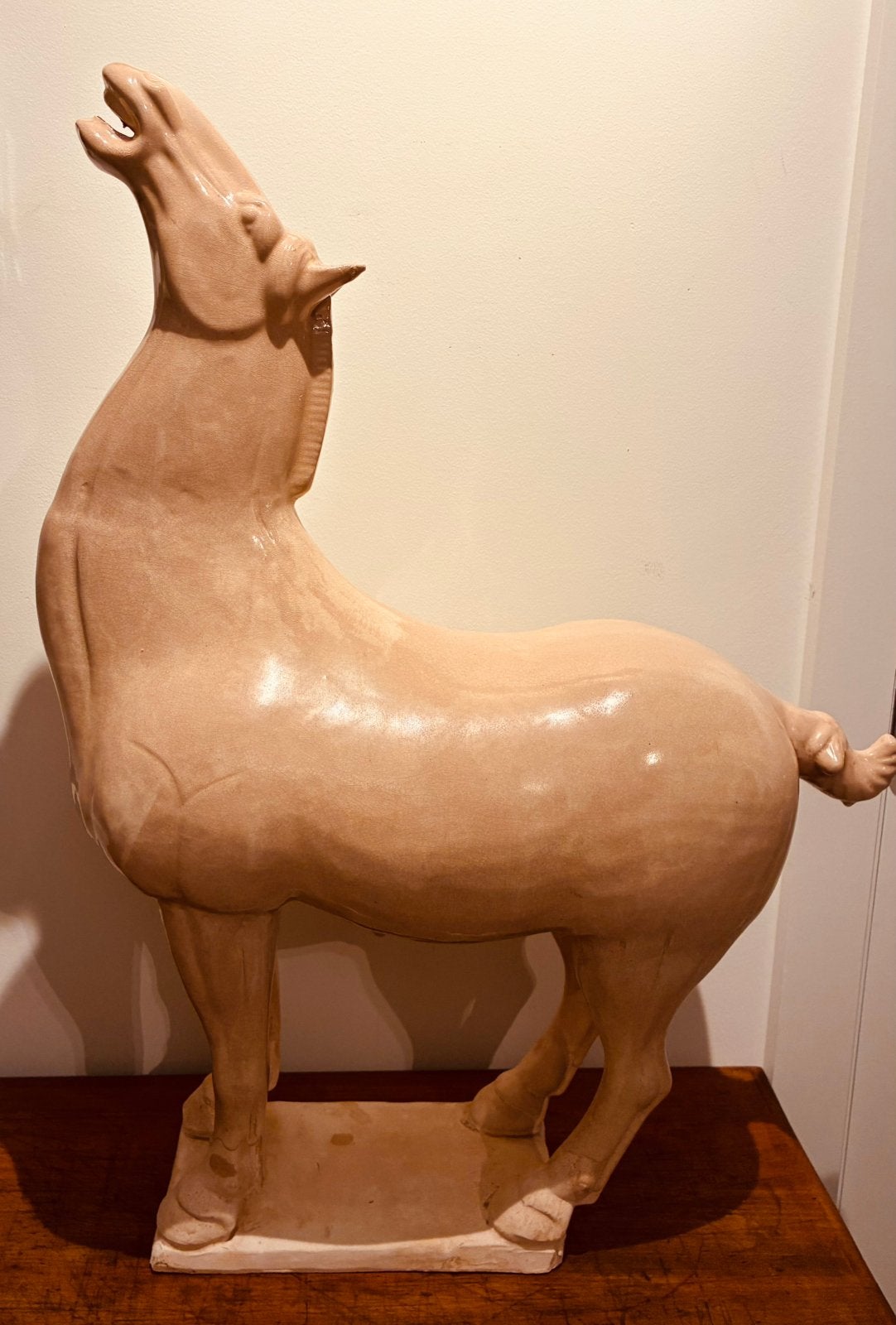 Stenen beeld paard van Flamant, Ophalen, Zo goed als nieuw