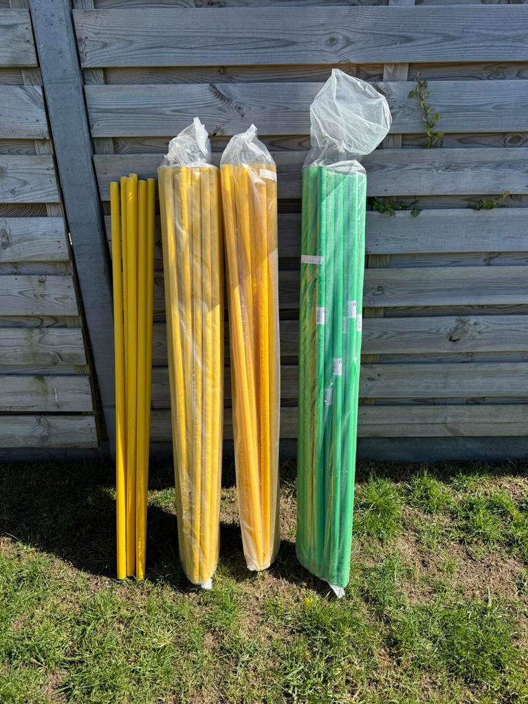 Plastieken stokken toi-toys 1m20 , diameter 25mm, Tuin en Terras, Fakkels, Ophalen, Zo goed als nieuw