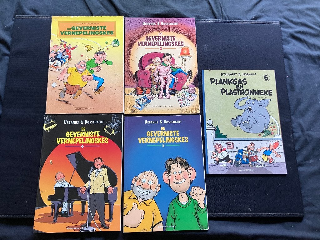 mooi lot urbanus en bosschaert strips (+-10), Plusieurs BD, Enlèvement ou Envoi, Utilisé, Urbanus, bosschaert en stallaert