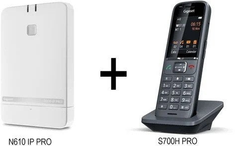 Gigaset N610 IP PRO + S700H PRO DECT Handset Bundel, Telecommunicatie, Ophalen of Verzenden, Nieuw, 1 handset