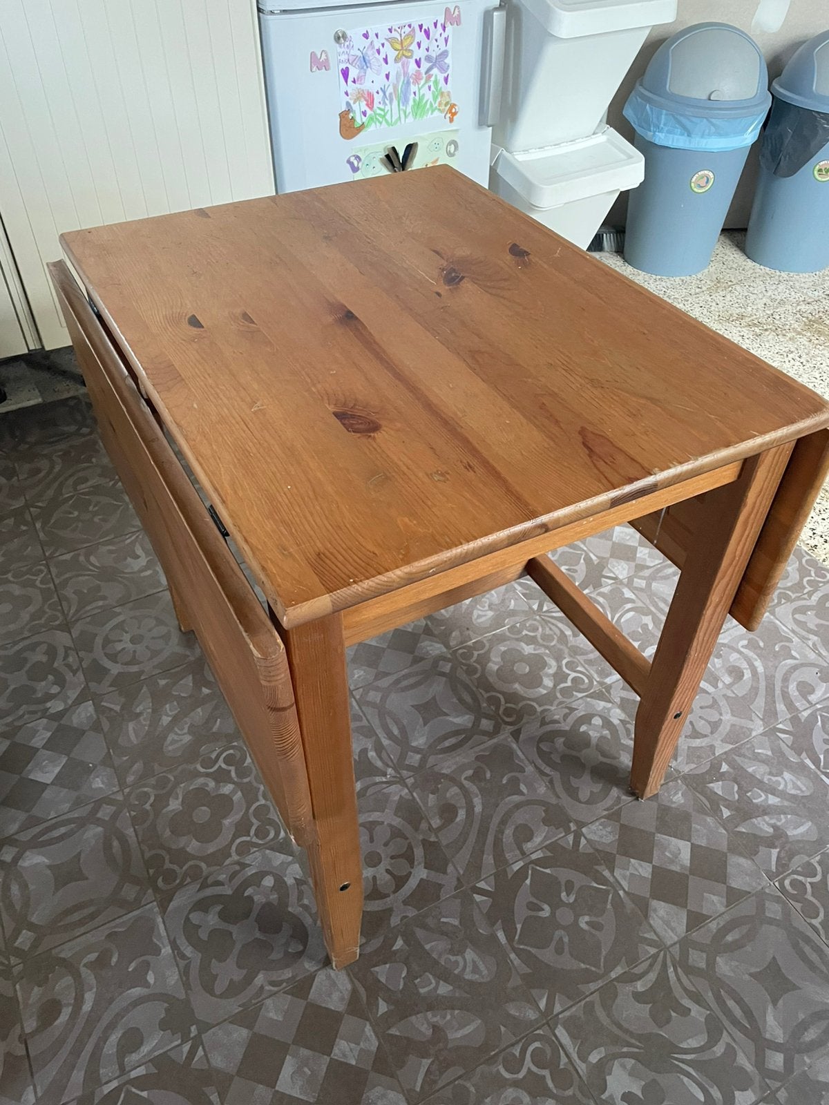 Klaptafeltje, Huis en Inrichting, Ophalen, Gebruikt, 100 tot 150 cm, 50 tot 100 cm