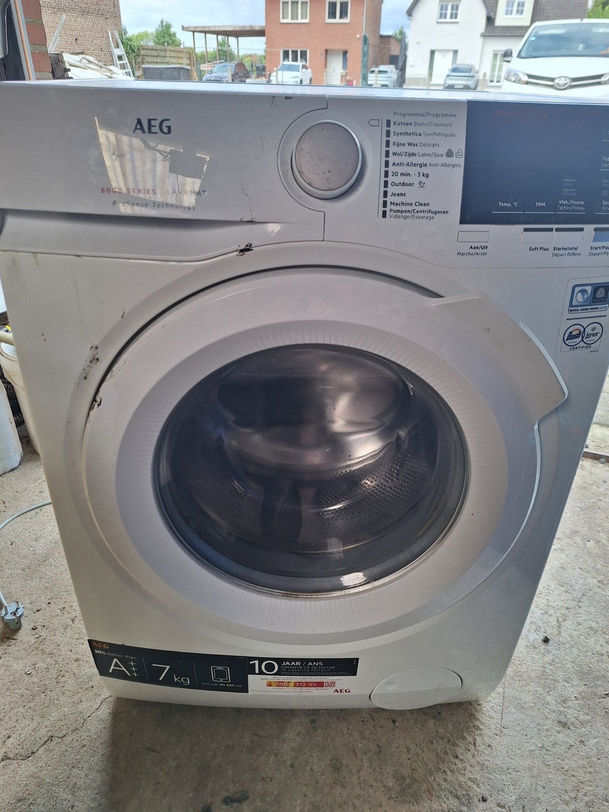 aeg wasmachine, Ophalen