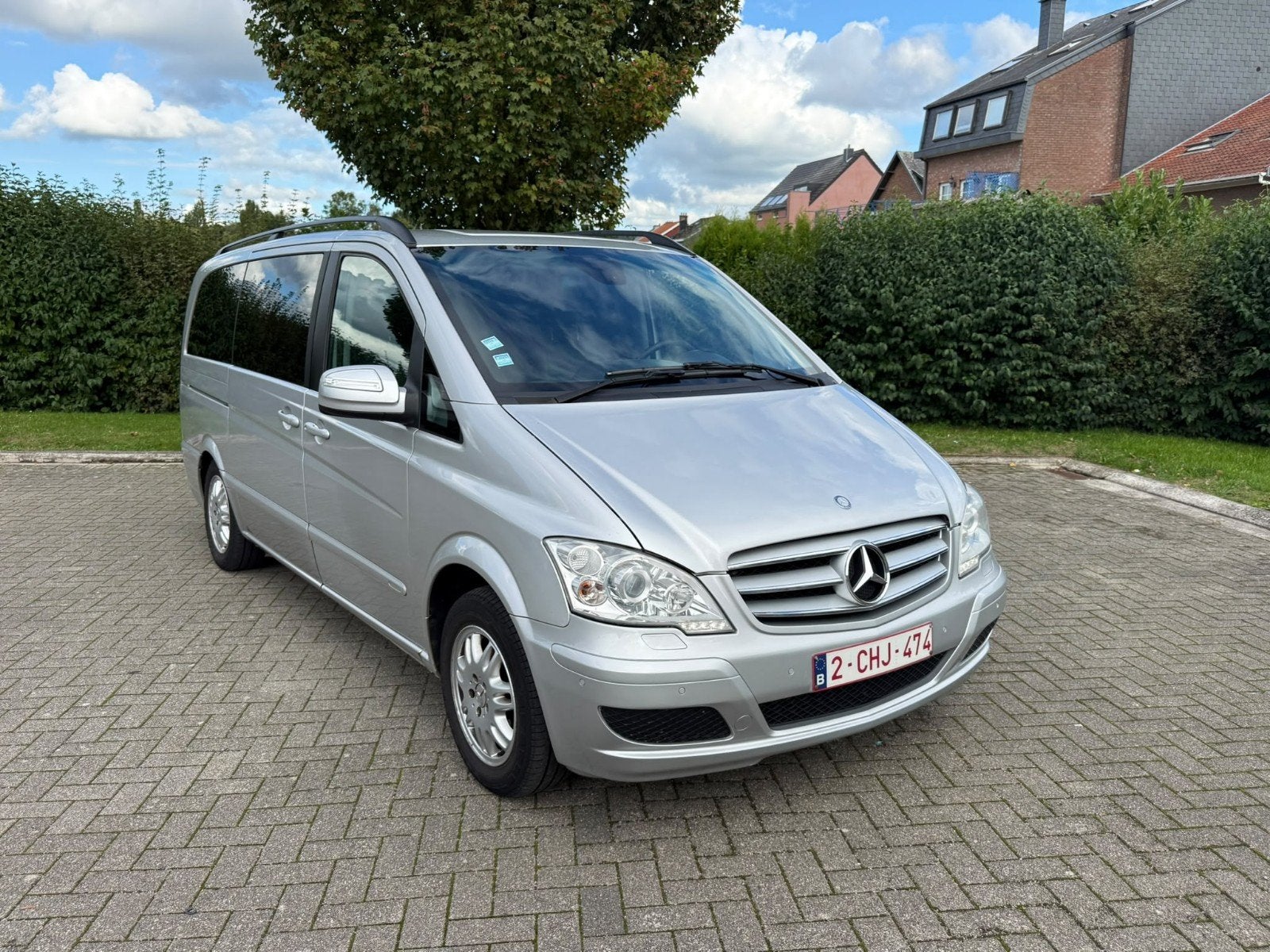 Mercedes Viano 3.0 Cdi. v6 225 pk. Bedrijfswagen met 5 zitpl, Auto's, Automaat, Euro 5, Monovolume, Zwart