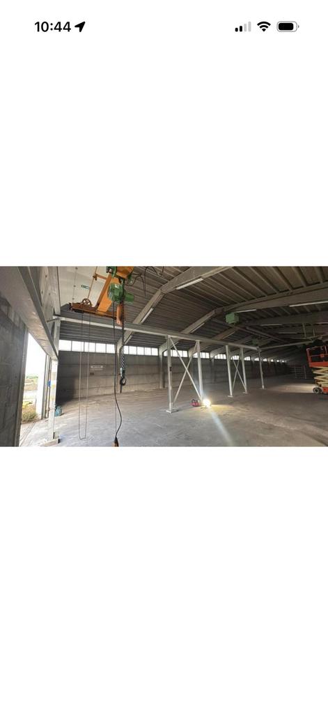 Complete bovenloopkraan 3ton incl elektrische takel/draagcon, Ophalen, Zo goed als nieuw