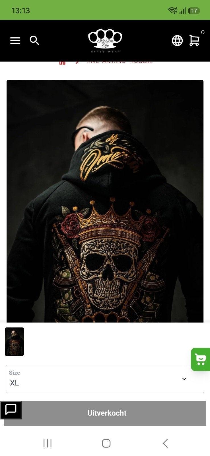 Mi vida loca vest xl, Ophalen, Maat 56/58 (XL)