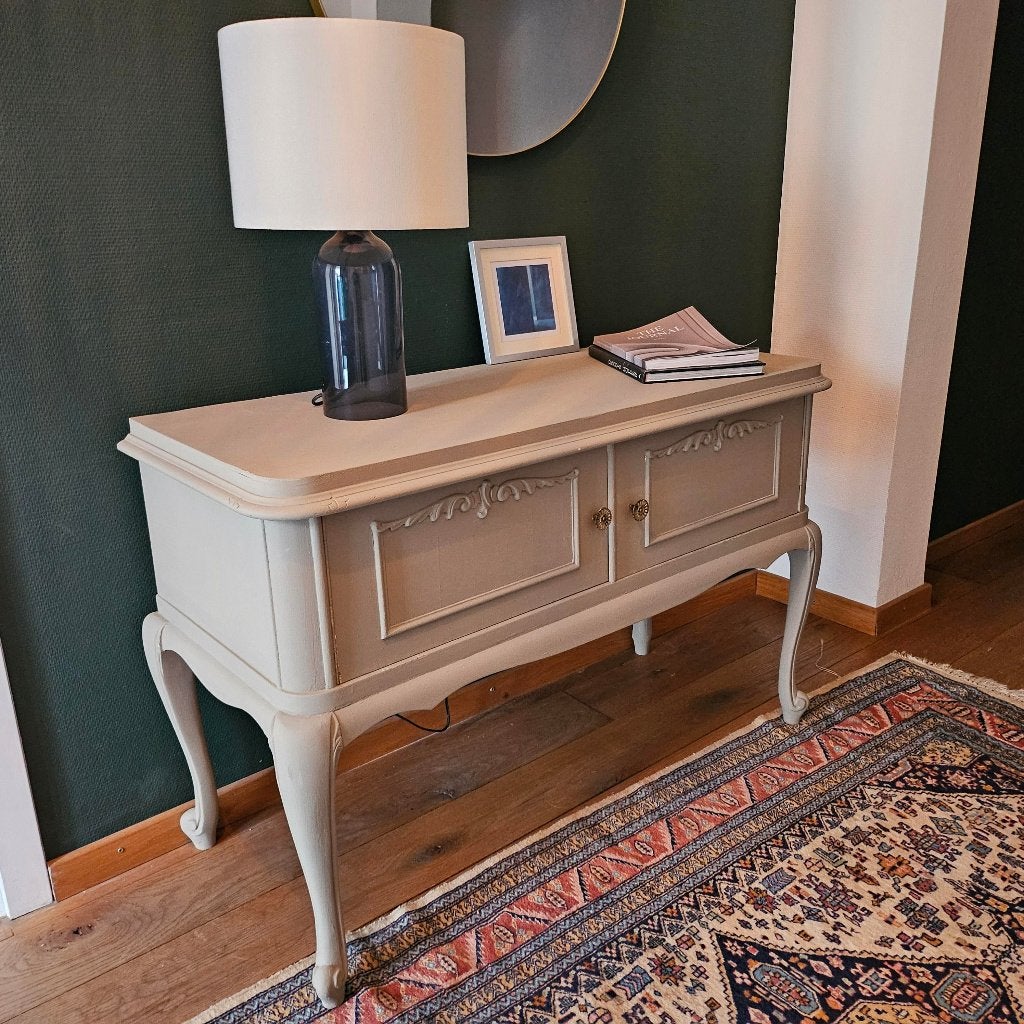 dressoir / sidetable Barokstijl grijs geverfd, Ophalen, Gebruikt, Barok, 100 tot 150 cm