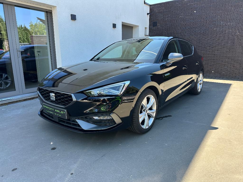 Seat Leon 1.0 TSI FR pakket met garantie, Auto's, Seat, Leon, Leder en Stof, Zwart, Bedrijf