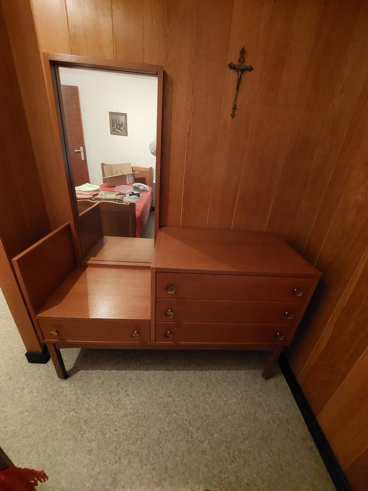 vintage commode, Huis en Inrichting, Ophalen, Gebruikt, 100 tot 150 cm, 100 tot 150 cm
