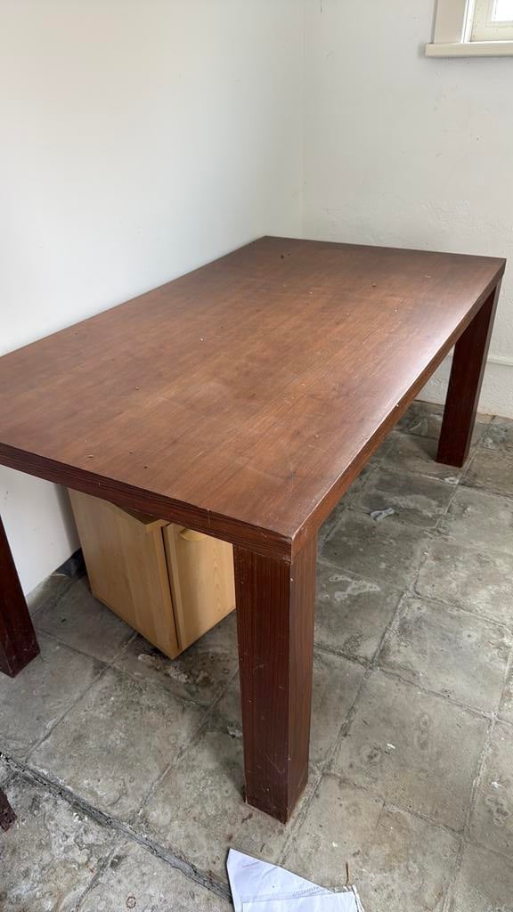 Tafel: gratis, Huis en Inrichting, Tafels | Eettafels, Ophalen, Zo goed als nieuw