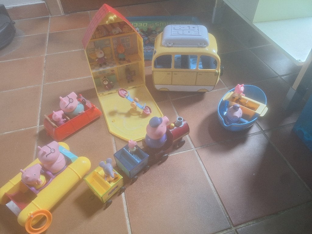 Peppa pig speelgoed, Ophalen of Verzenden, Gebruikt, Plastic