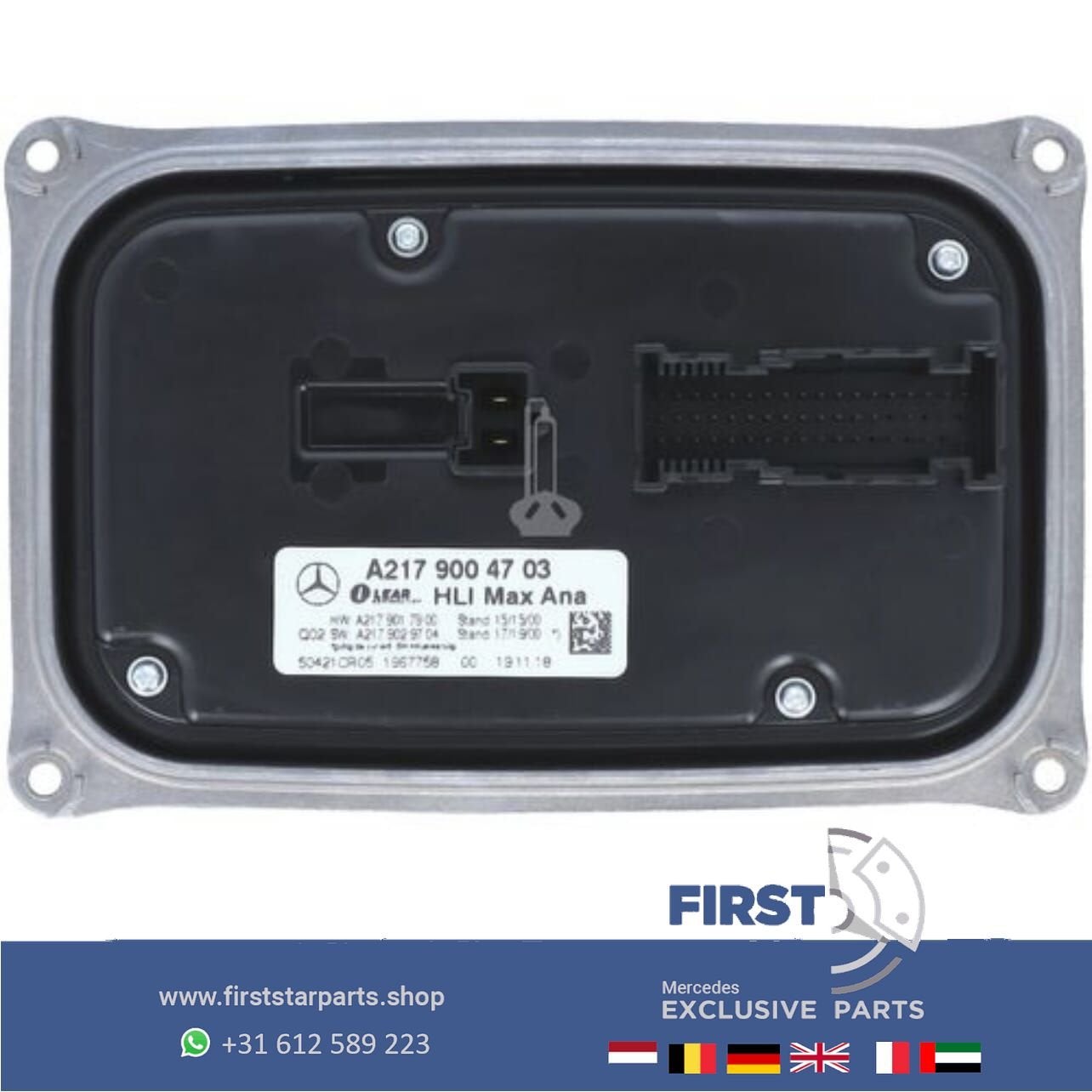 A2179004703 S KLASSE W217 MODULE BALLAST A2179004703 ORIGINE, Gebruikt, -, Ophalen of Verzenden, -