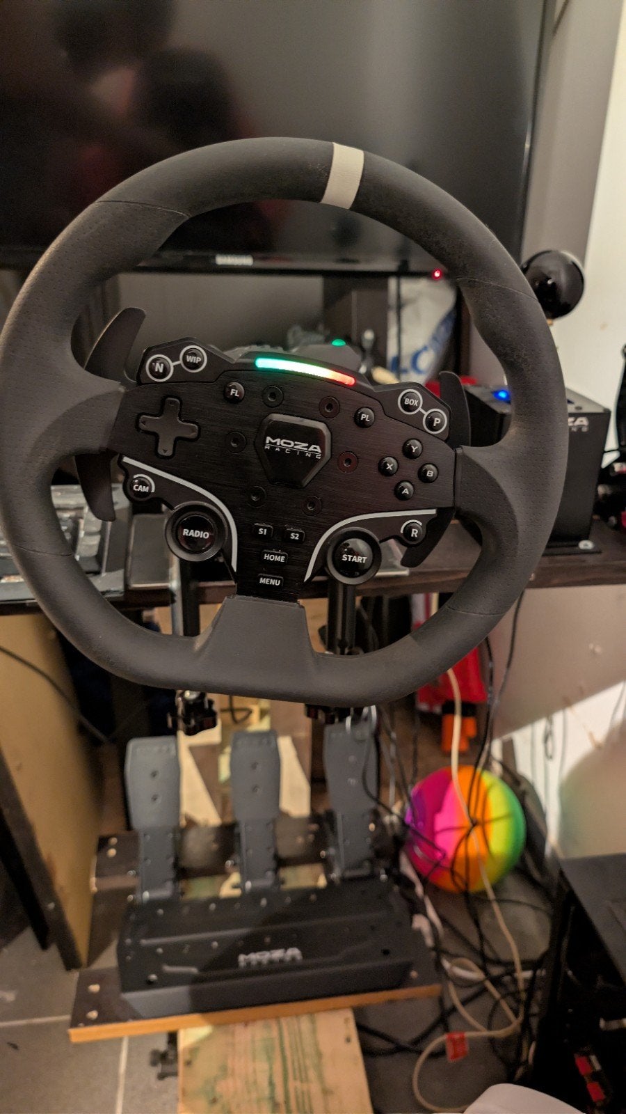 Moza R3 met brake kit en clutch + shifter + handbrake, Ophalen, Zo goed als nieuw