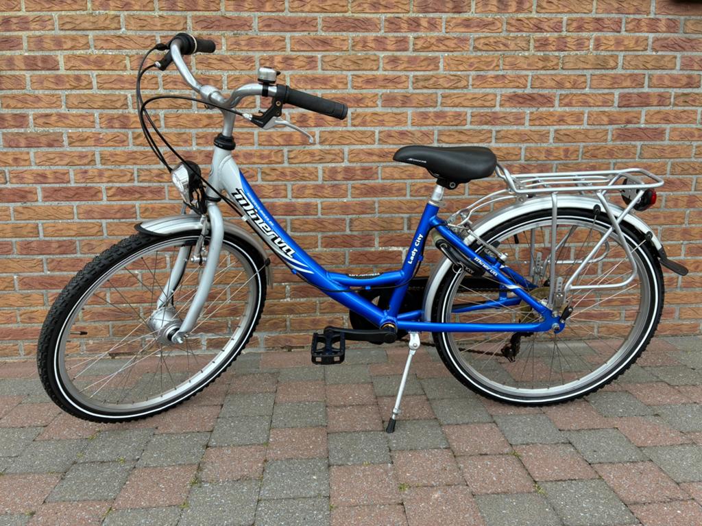 Meisjes fiets minerva lady citi 24 inch, Fietsen en Brommers, Fietsen | Meisjes, Ophalen, Zo goed als nieuw, 24 inch, Versnellingen