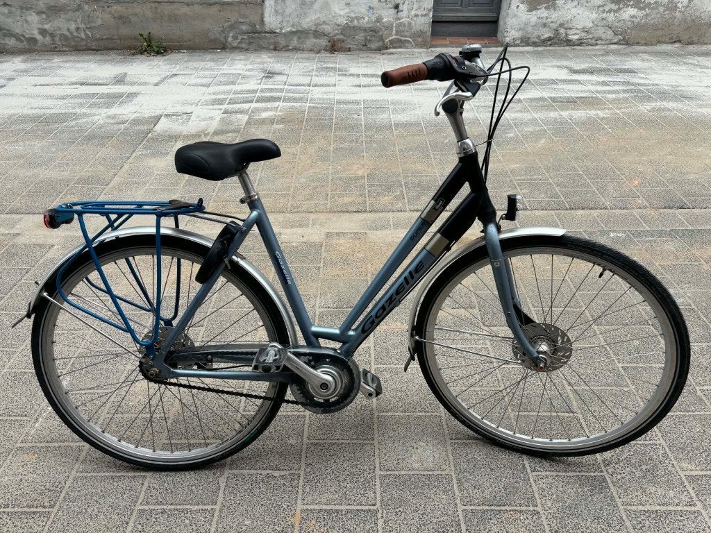 Damesfiets GAZELLE 28", Vitesses, Frein à tambour, 53 à 56 cm, Comme neuf