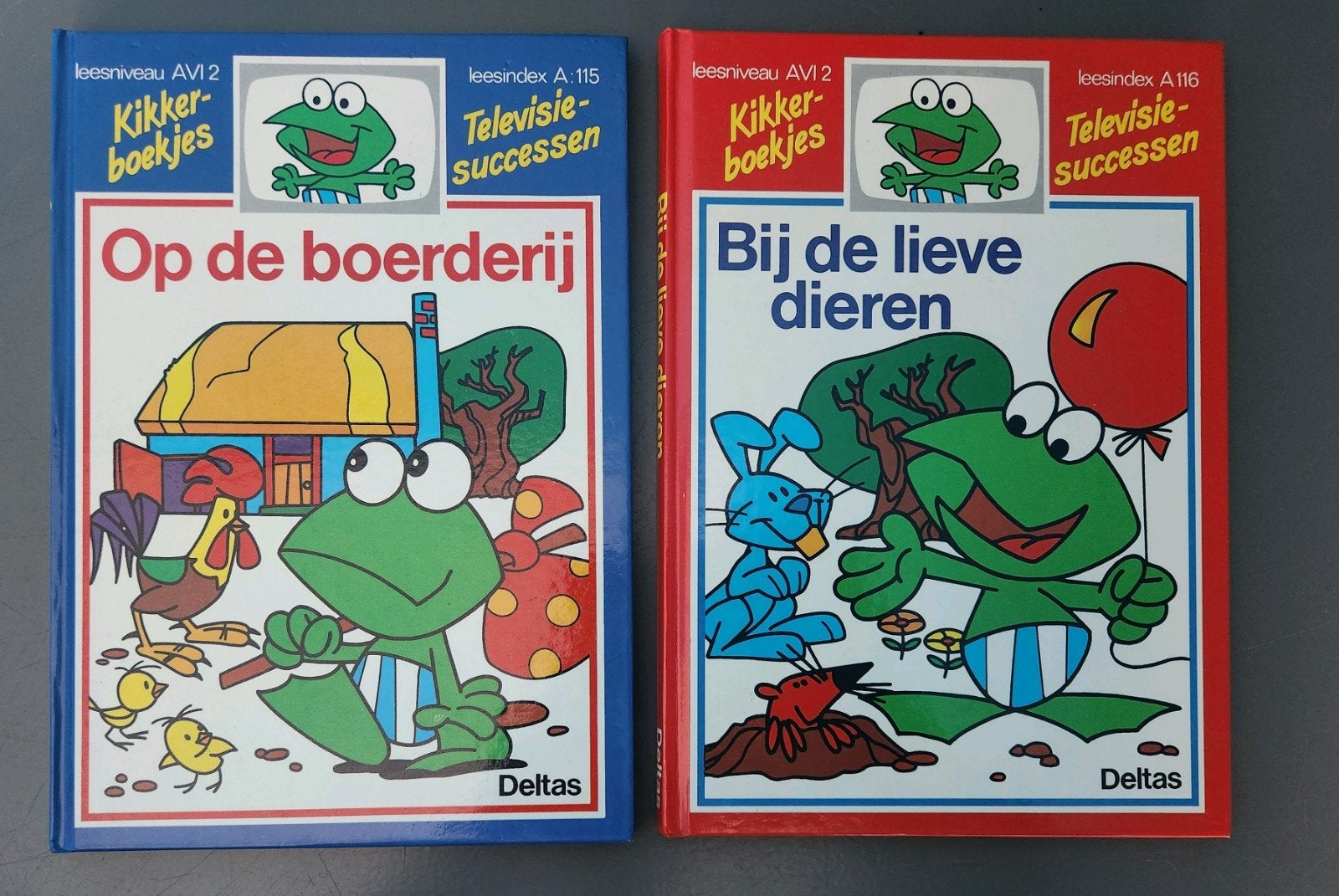 2 vintage Kikkerboekjes - Deltas, Boeken, Ophalen