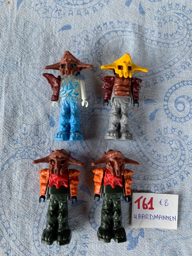 PLAYMOBIL: T61: LOT 4 AARDMANNEN, Enfants & Bébés, Jouets | Playmobil, Enlèvement ou Envoi, Fantasy, Comme neuf, Figurines
