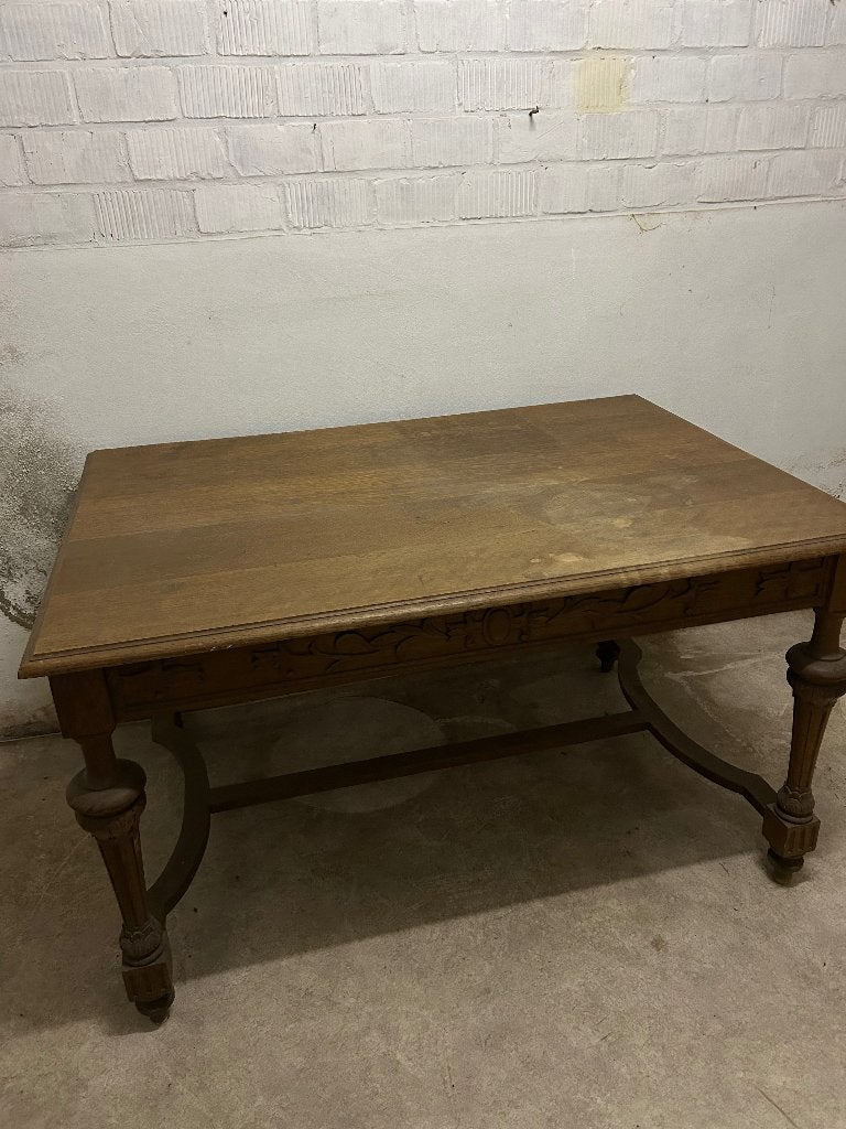 Eettafel + stoelen, Ophalen, Gebruikt, 100 tot 150 cm, 50 tot 100 cm