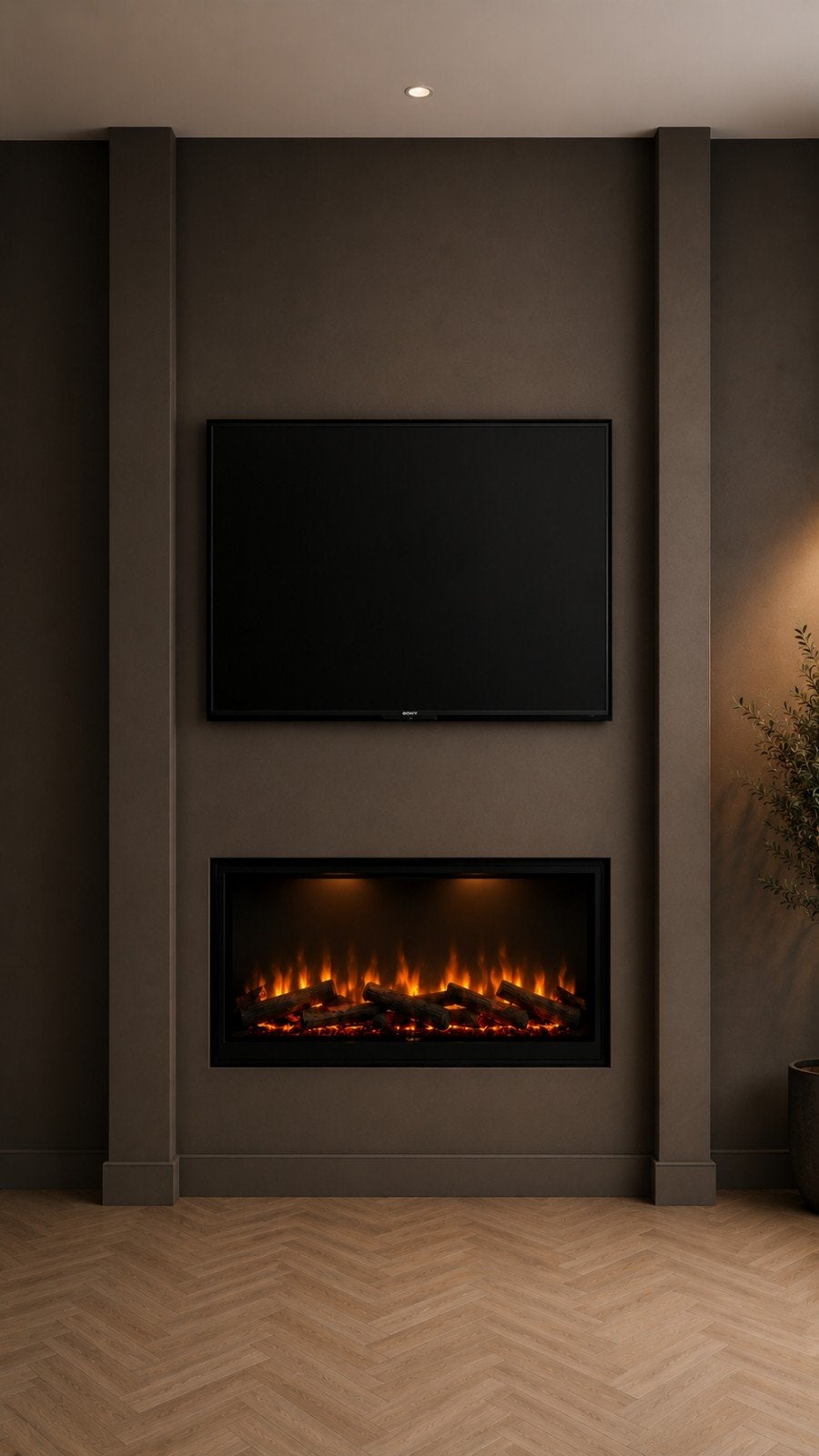 Tv wand op maat, Ophalen