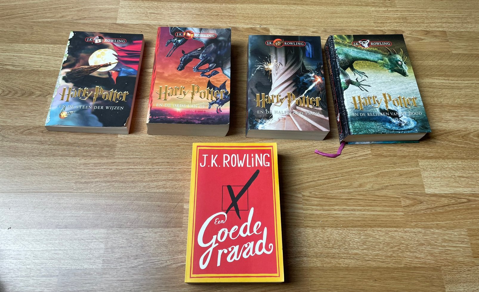 J.k.Rowling Harry potterboeken en goede raad, Boeken, Ophalen of Verzenden, Gelezen