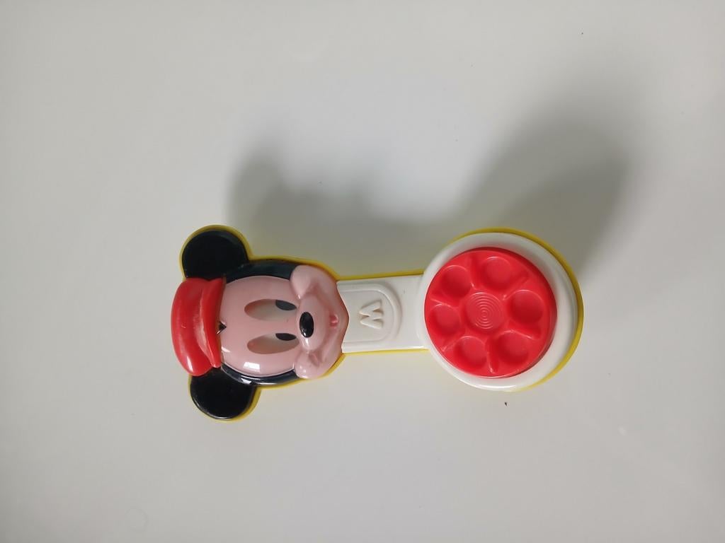 Vintage Arco Disney Baby Mickey Mouse Phone Rattle. , Ophalen