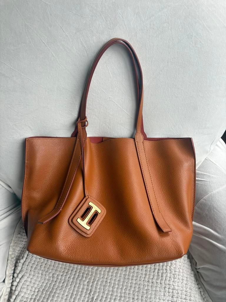 sac cuir, Ophalen of Verzenden, Zo goed als nieuw