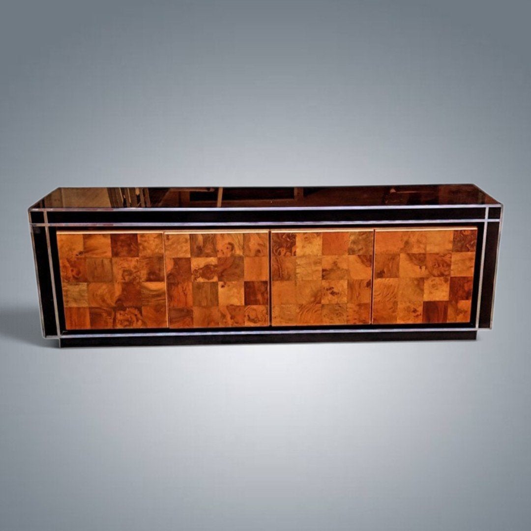 Sideboard Vintage Dressoir Willy Rizzo/Mario Sabot 1970's, Enlèvement