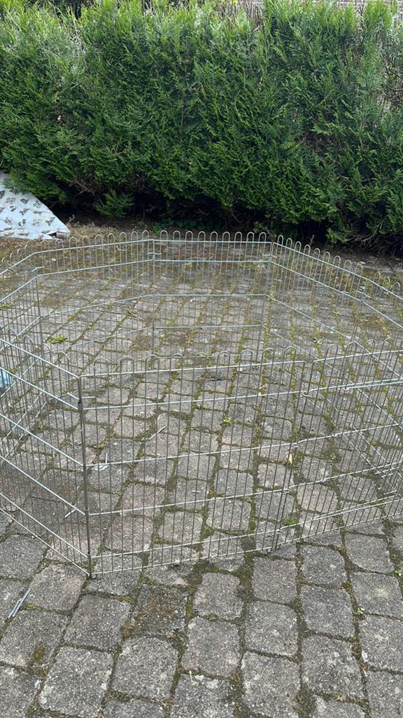 2 rennen met pinnen gratis mee te nemen, Tuin en Terras, Gaas en Draad, Ophalen, Zo goed als nieuw