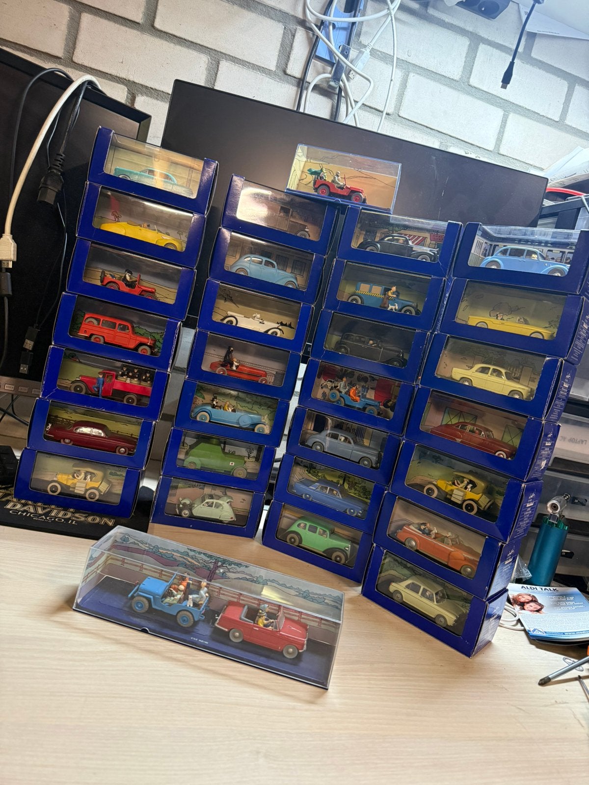 30 originele Kuifje/Tintin-auto’s in totaal., Ophalen, Zo goed als nieuw
