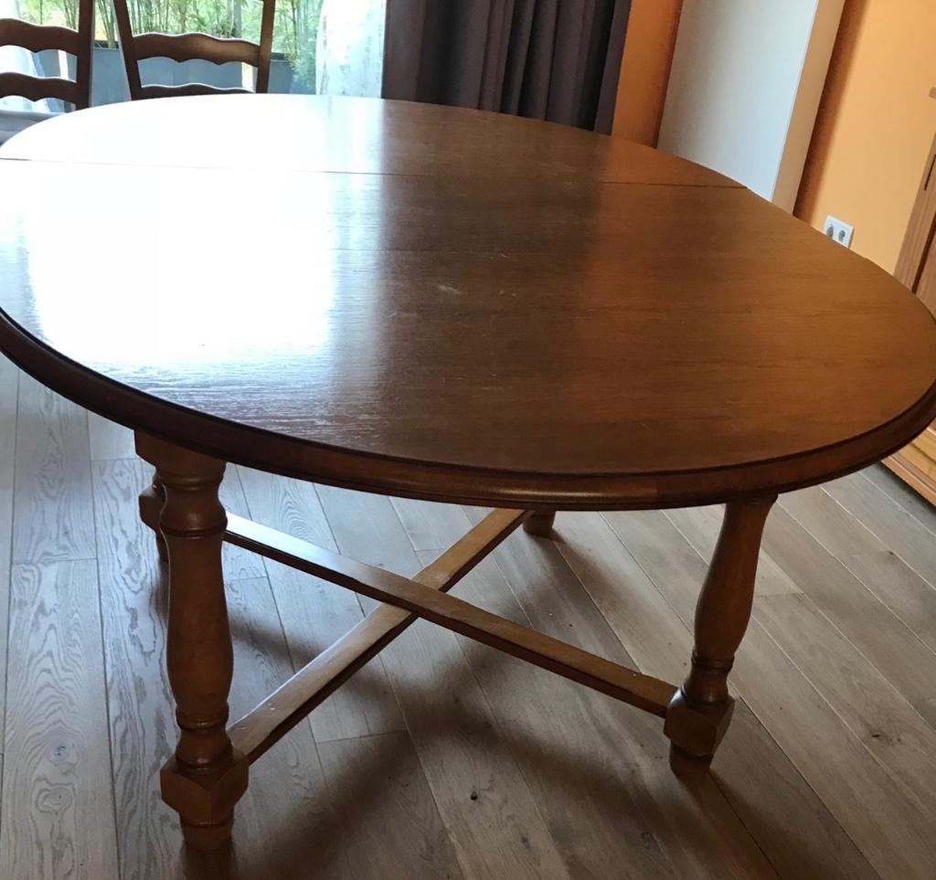 Table de salon en chêne, Enlèvement, Utilisé, Rond, Chêne