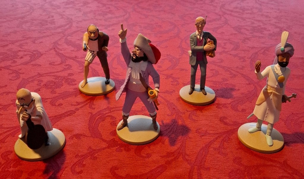 Figurines BD Tintin + livres, Enlèvement, Tintin, Neuf, Statue ou Figurine