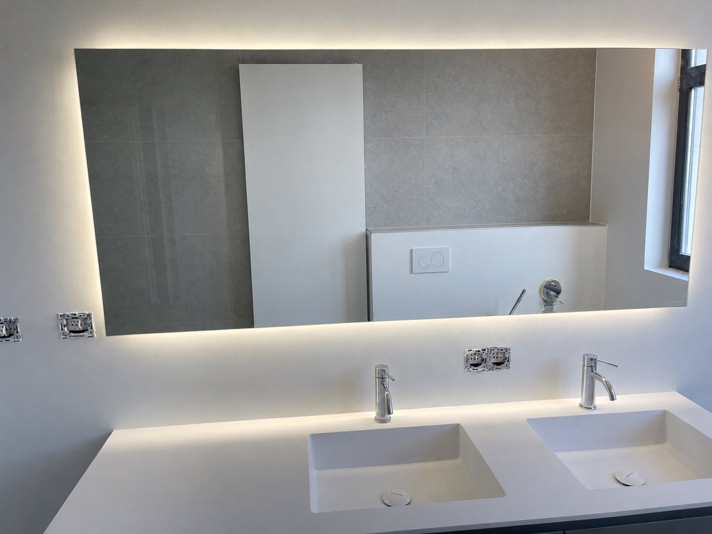 Miroir Antonio Lupi Vario 171  75 cm – LED – avec défaut, Enlèvement, Comme neuf
