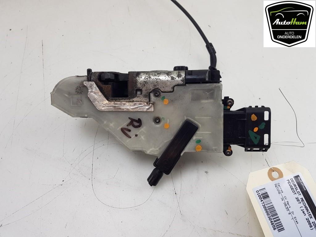 SERRURE DE PORTE RODS AVANT DROIT 207 / 207+ (WA / WC / WM), Utilisé, Peugeot