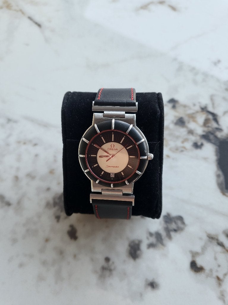 Omega Seamaster Dynamic vintage – Calibre 1430, Handtassen en Accessoires, Ophalen, Overige materialen, Met bandje, Polshorloge