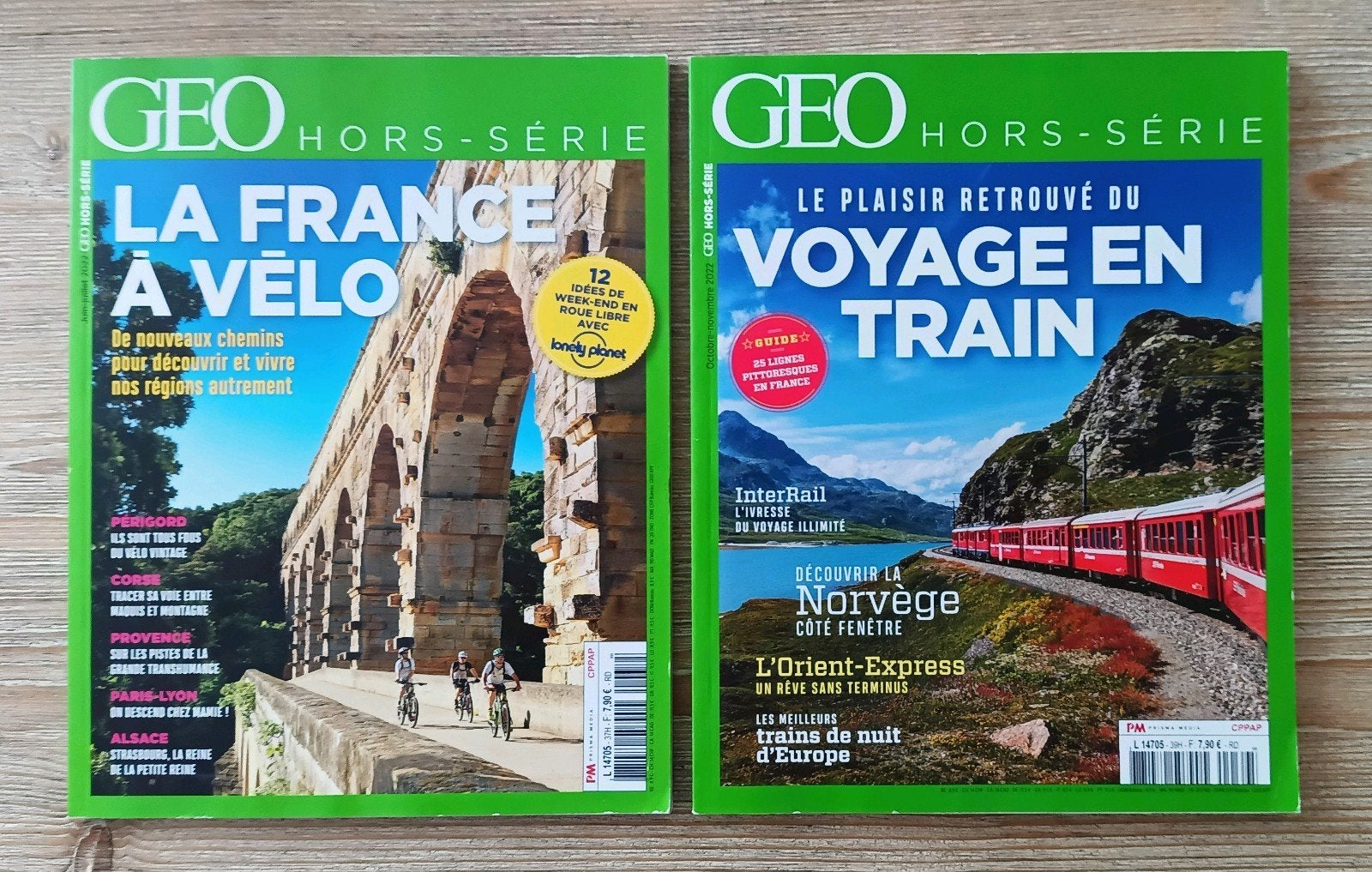 Lot de 2 GEO hors série, Livres, Enlèvement ou Envoi, Utilisé, Sports et Loisirs