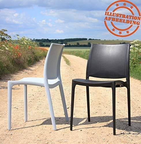 6 chaises design ENZO (jardin, terrasse ou sàm), Enlèvement, Neuf, Synthétique