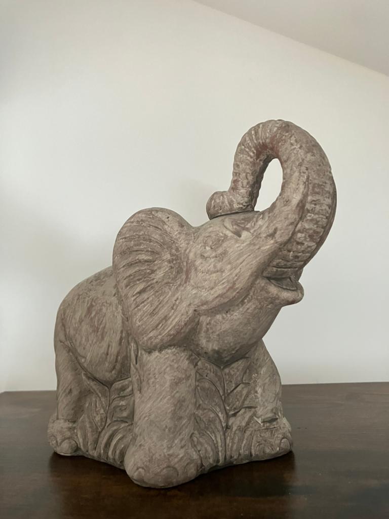 Keramieken olifant, Ophalen of Verzenden, Zo goed als nieuw