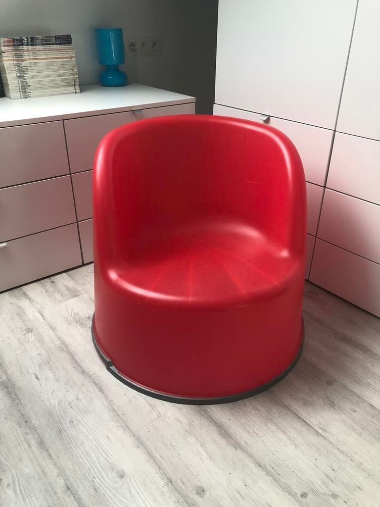 Rode plastieken stoel, Ophalen, Gebruikt, Stoel(en)