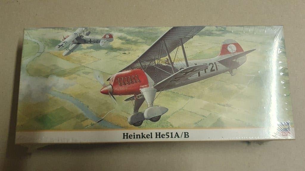 Heinkel He-51, Neuf, Hasegawa, Enlèvement ou Envoi, 1:72 à 1:144