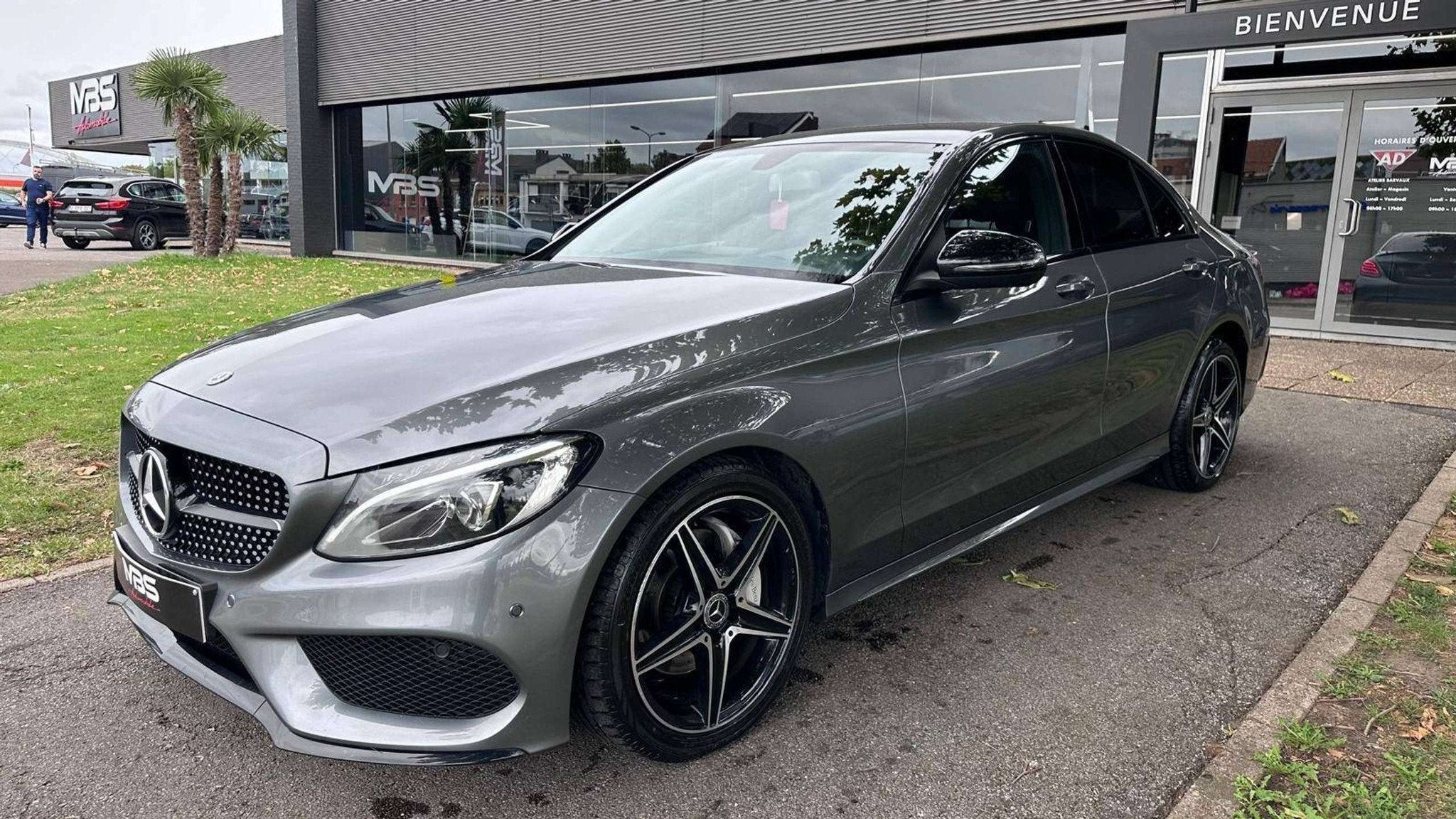 Mercedes-Benz C-Klasse 200 *D* PACK AMG* AUTO* CAMERA* XENON, Autos, Argent ou Gris, Achat, Entreprise, https://public.car-pass.be/vhr/f96bb06b-27a4-4913-a925-b9c4c2b373d4