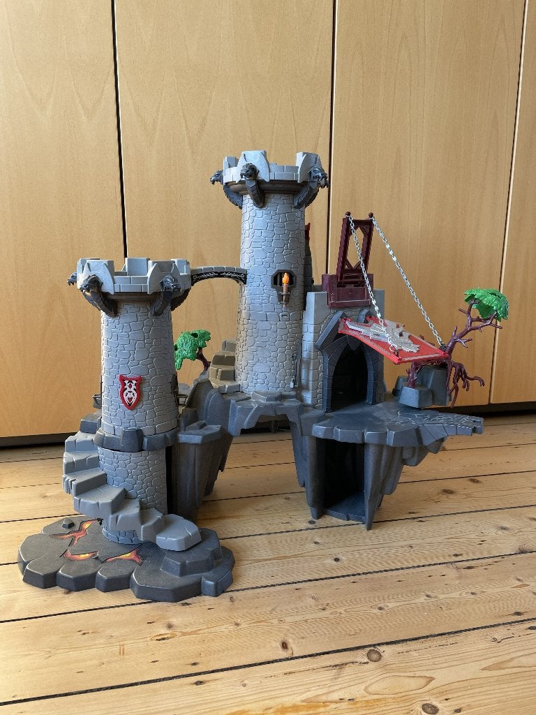 Playmobil Zwarte Drakenburcht – 4835, Ophalen, Gebruikt, Los Playmobil
