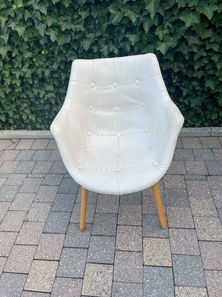 3 Stoelen, Huis en Inrichting, Stoelen, Ophalen, Gebruikt, Wit