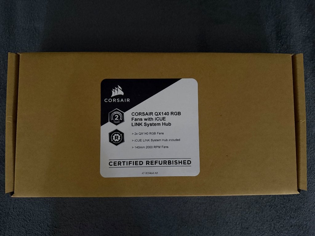 Ventilateur Corsair QX 140 RGV Kit, Enlèvement, Neuf, Refroidisseur ordinateur à air
