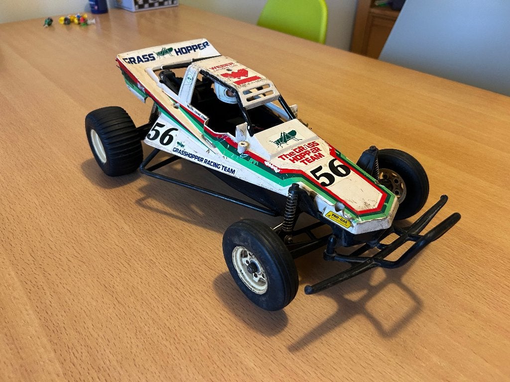 Tamiya Grasshopper, Hobby & Loisirs créatifs, Échelle 1:10, Enlèvement ou Envoi, Voiture off road, Utilisé