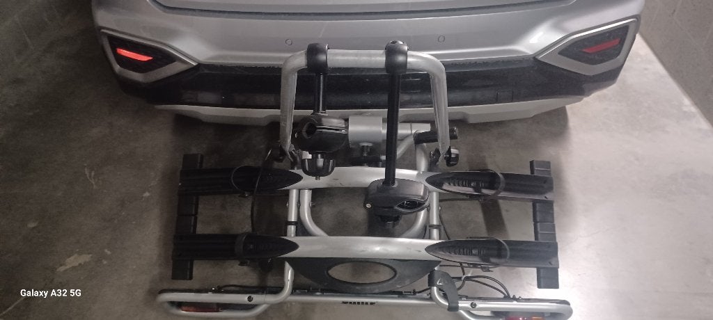 Porte-vélos Thule, Support d'attelage, 2 vélos, Pneus larges, Enlèvement