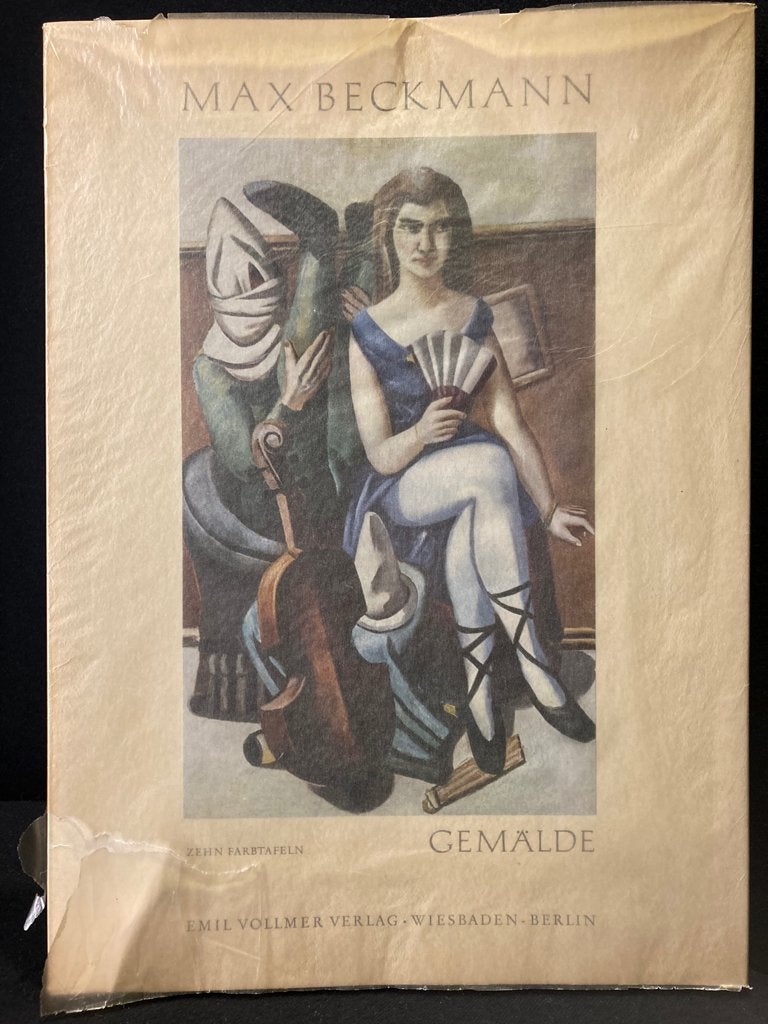 Portfolio de Max Beckmann avec 10 repros 1961 en allemand, Enlèvement ou Envoi, Diverse auteurs