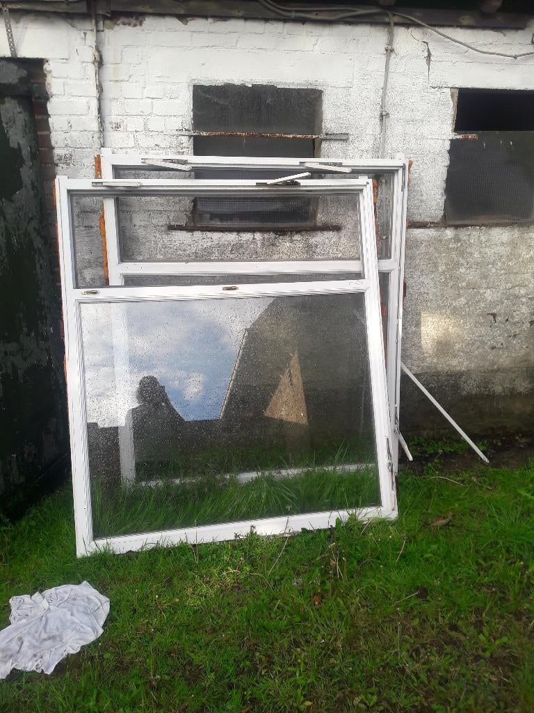 ramen - GRATIS, Doe-het-zelf en Bouw, Ophalen, Gevelraam of Ruit, Gebruikt, 120 tot 160 cm
