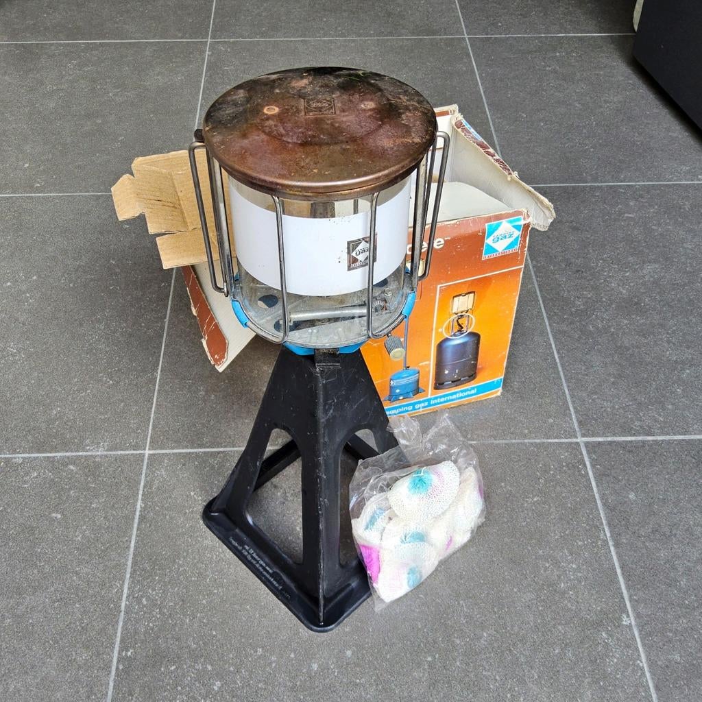 Gaslantaarn vintage Camping gaz in origenele verpakking, Enlèvement