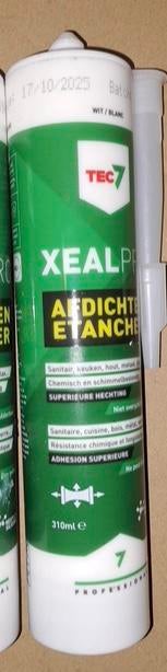 Tec7 XealPro afdichtingskit - neutraal/wit/zwart, Doe-het-zelf en Bouw, Ophalen of Verzenden, Nieuw