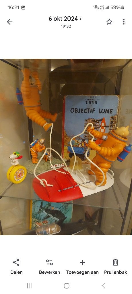 Kuifje, Verzamelen, Stripfiguren, Ophalen, Kuifje, Gebruikt, Beeldje of Figuurtje