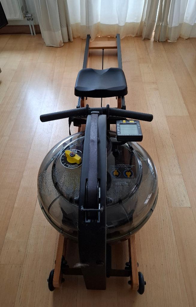 Rameur Apollo AR Hybride-résistance à eau - Bois frêne/acier, Sports & Fitness, Équipement de fitness, Utilisé, Autres types, Bras